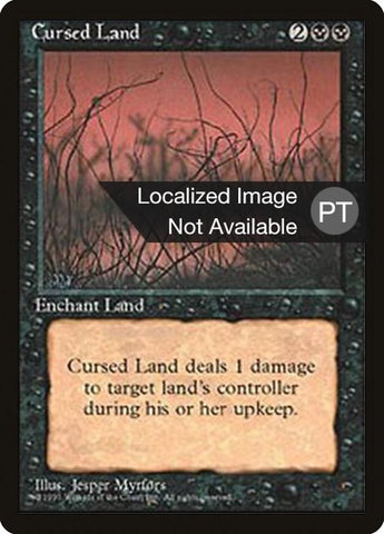 Cursed Land [Fourth Edition (Foreign Black Border)]