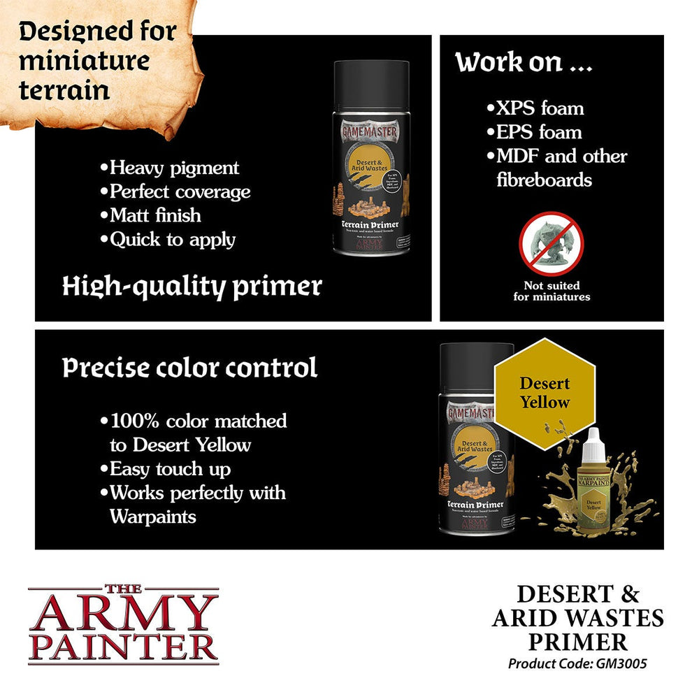 GM: Terrain Primer - Desert & Arid Wastes Spray The Army Painter