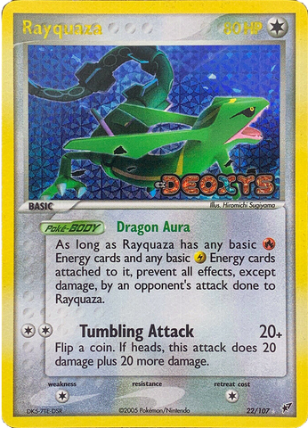 Rayquaza (22/107) (Stamped) [EX: Deoxys]
