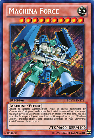 Machina Force [LCYW-EN171] Secret Rare