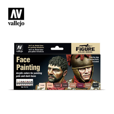 Vallejo Paint - Figure Series Face Painting Set 8x17ml