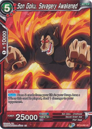 Son Goku, Savagery Awakened (BT10-006) [Rise of the Unison Warrior]