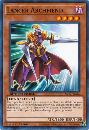 Lancer Archfiend [SS05-ENA16] Common