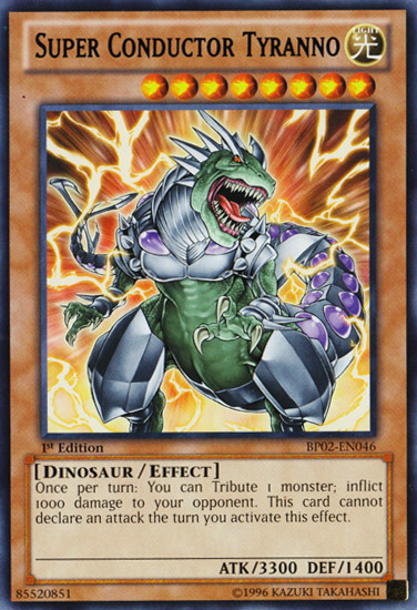 Super Conductor Tyranno [BP02-EN046] Rare