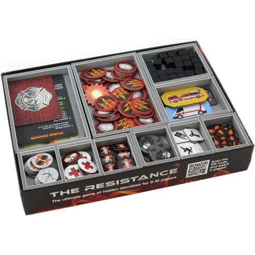 Flash Point Compatible Board Game Organiser Insert