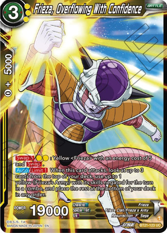 Frieza, Overflowing With Confidence (BT21-123) [Wild Resurgence]