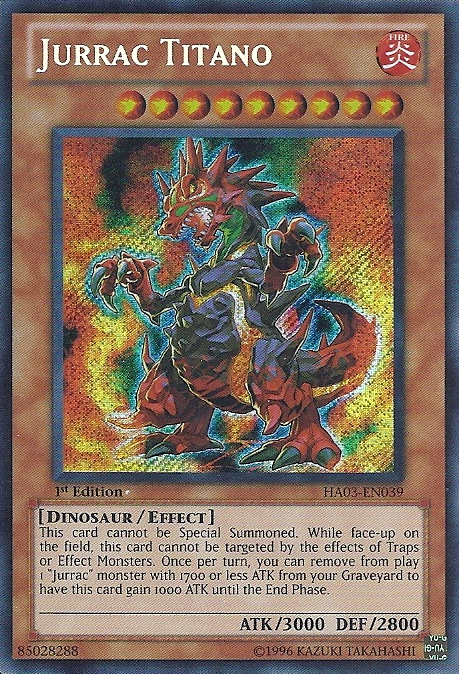 Jurrac Titano [HA03-EN039] Secret Rare