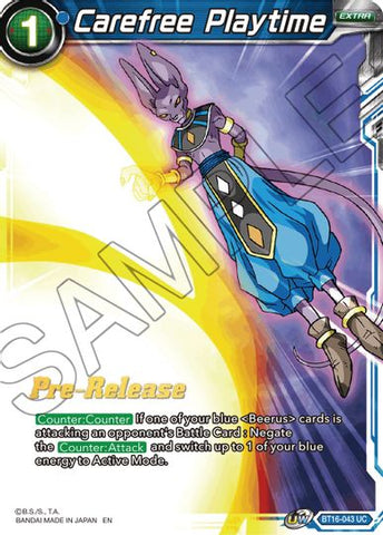 Carefree Playtime (BT16-043) [Realm of the Gods Prerelease Promos]