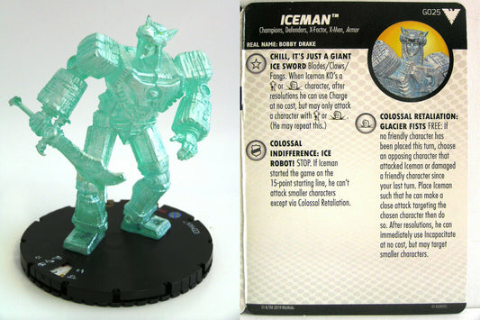 Heroclix - Marvel Animated X-Men Dark Phoenix Saga - ICEMAN #G025