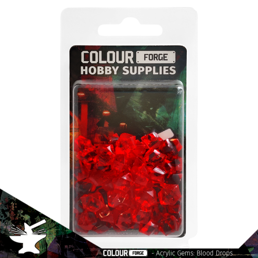 Acrylic Gems: Blood Drops - Colour Forge