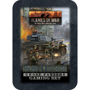 Flames of War - German Ghost Panzers Gaming Set (x20 Tokens, x2 Objectives, x16 Dice)