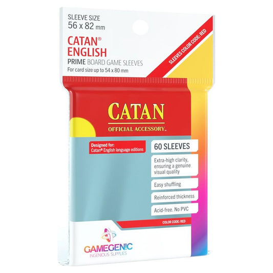 Gamegenic PRIME Catan-Sized Sleeves 56 x 82 mm (50 ct.)