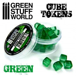 Green Stuff World: Cube Tokens - Green