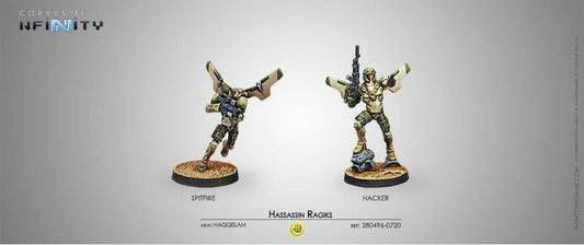 Hassassin Ragiks (Blister- Spitfire / Hacker) Infinity Corvus Belli