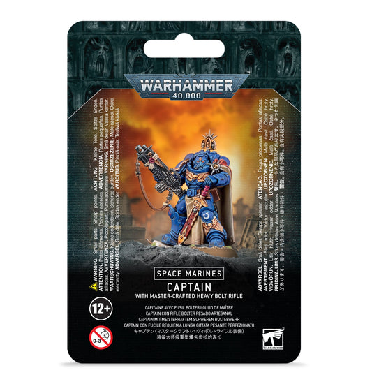 SPACE MARINE CAPTAIN WITH MASTER-CRAFTED BOLT RIFLE