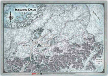 Icewind Dale Map - (31'x21')