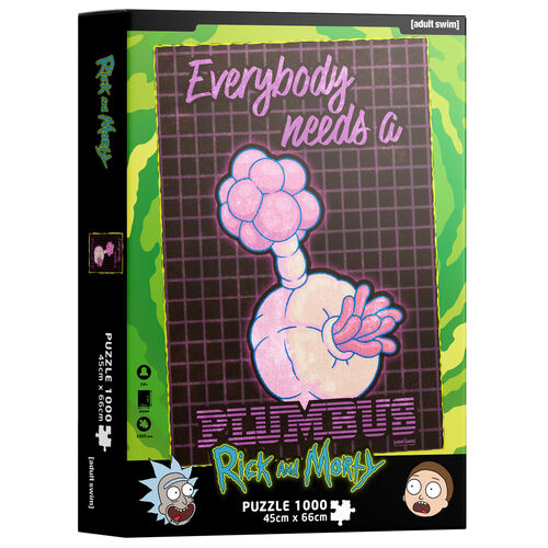Rick & Morty Jigsaw Puzzle Plumbus (1000 pieces)