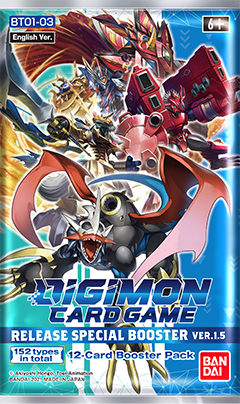 Digimon Card Game-Release Special Booster Pack 1.5 BT01-03