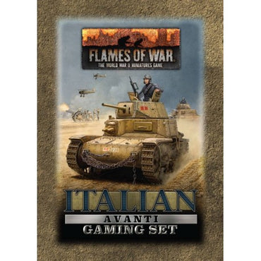 Flames of War - Italian Avanti Gaming Set (x20 Tokens, x2 Objectives, x16 Dice)