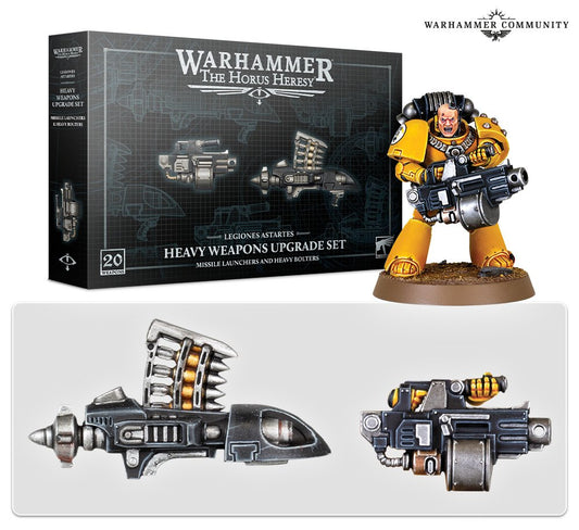 LEGIONES ASTARTES: MISSILE LAUNCHERS & HEAVY BOLTERS