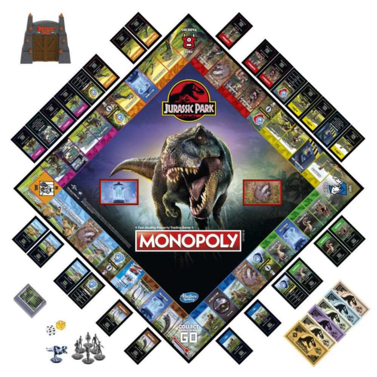 Monopoly Jurassic Park Board Game