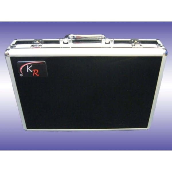 KR Case Aluminium Small Half Depth Black