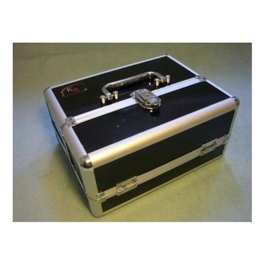 KR Case Aluminium Small Half Width Black