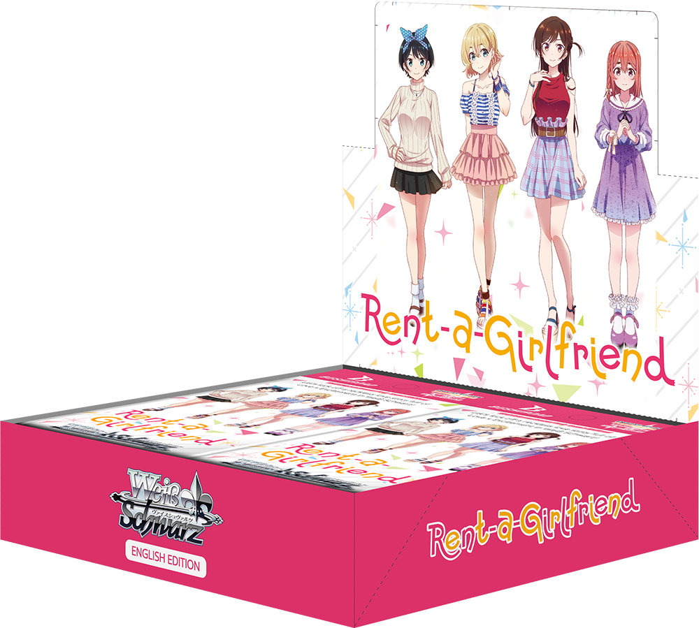 Weiss Schwarz Booster Pack Rent-A-Girlfriend Booster Box Display