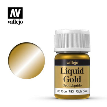 Vallejo Paint - Liquid Rich Gold 70.793