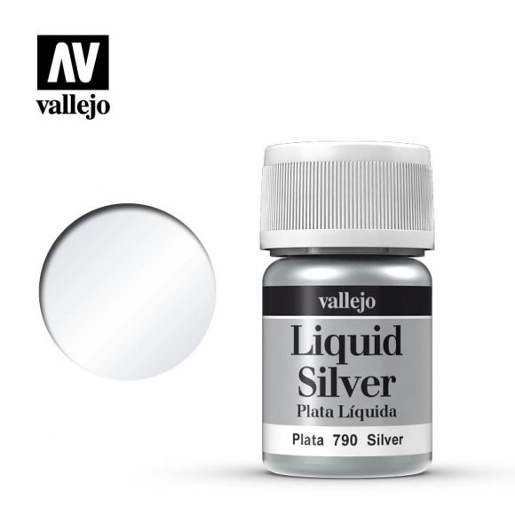 Vallejo Paint - Liquid Silver 70.790
