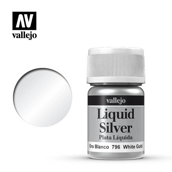 Vallejo Paint - Liquid White Silver 70.796