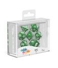 Oakie Doakie Dice RPG Set Solid - Green (7)