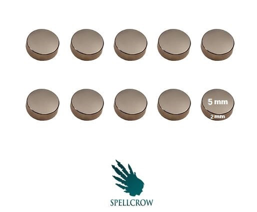 Neodymium Magnets 5 mm x 2 mm Spellcrow