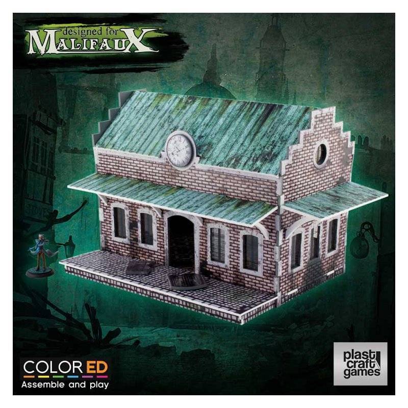 Wyrd Scenery - Train Station (pre-painted) - MF006