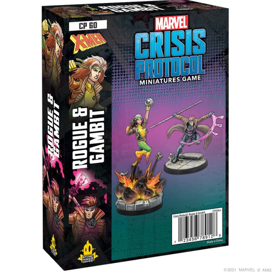 Gambit and Rogue Marvel Crisis Protocol Miniatures Game