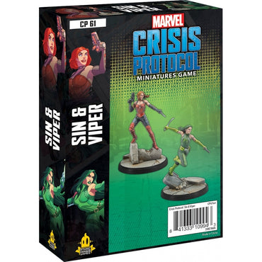 Marvel Crisis Protocol Sin and Viper