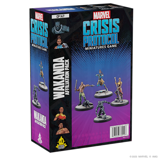 Wakanda Affiliation Pack: Marvel Crisis Protocol Miniatures Game