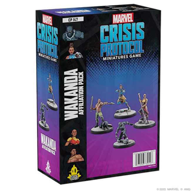 Wakanda Affiliation Pack: Marvel Crisis Protocol Miniatures Game