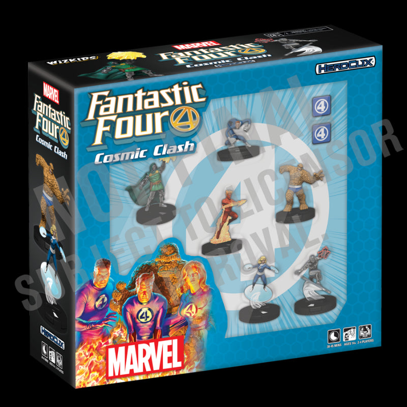 Marvel HeroClix Fantastic Four Cosmic Clash 6-Figure Starter Set