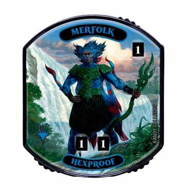 Merfolk UltraPro Relic Token Lineage Collection Magic the Gathering