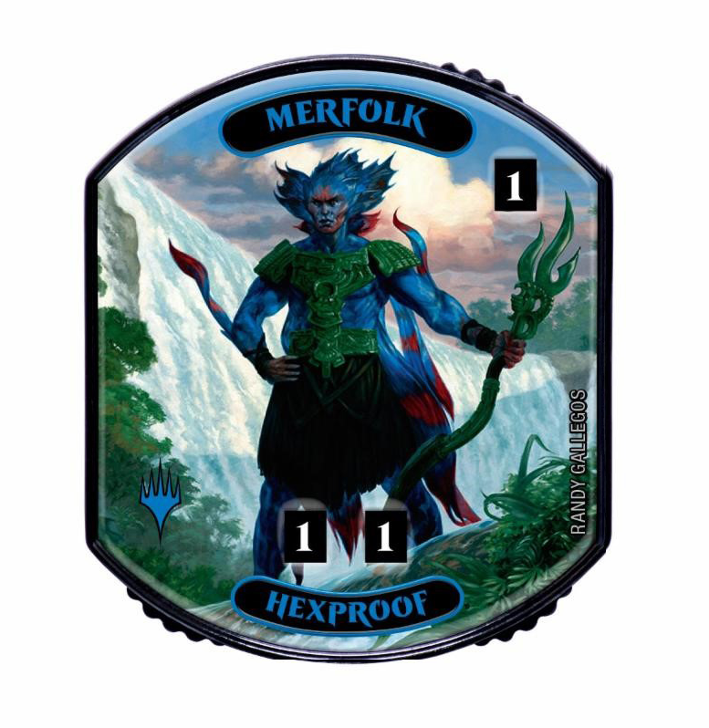 Foil Merfolk UltraPro Relic Token Lineage Collection Magic the Gathering