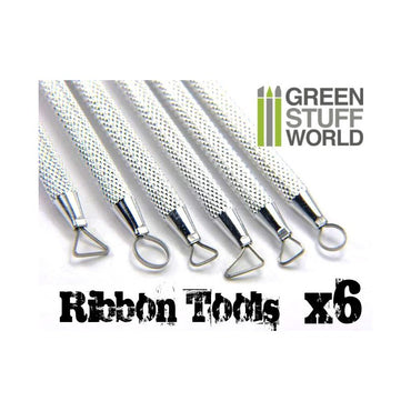 Green Stuff World: 6x Mini Ribbon Sculpting Tool Set