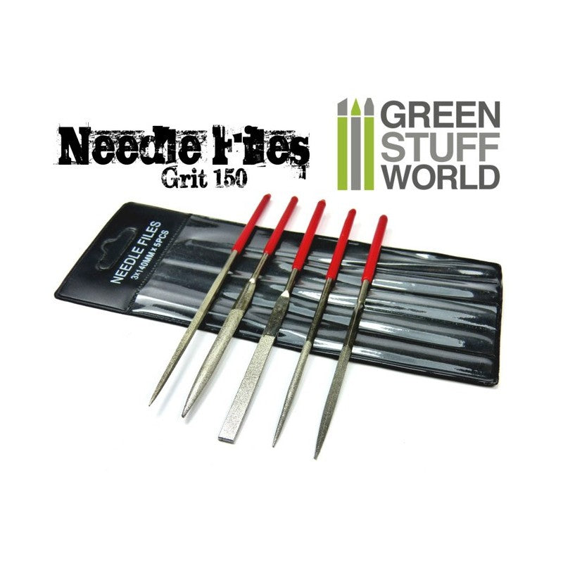 Green Stuff World: Diamond Needle Files Set - Grit 150