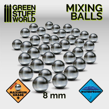 Green Stuff World: Mixing Paint Steel Bearing Balls in 8mm