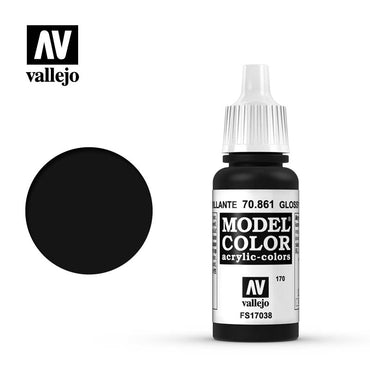 Vallejo Paint - Model Color/Colour Glossy Black