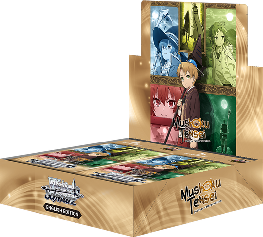 Weiss Schwarz Booster Pack Mushoku Tensei Jobless Reincarnation Booster Box Display