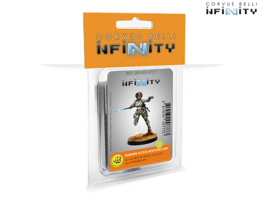 Namurr Active Response Unit (Heavy Pistol, E/M CCW) Infinity Corvus Belli