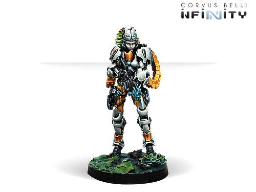 Neema Saatar, Ectros Regiment Officer (Spitfire) Infinity Corvus Belli