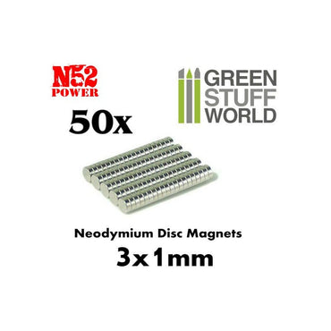 Green Stuff World 3x1mm - 50 units (N52)