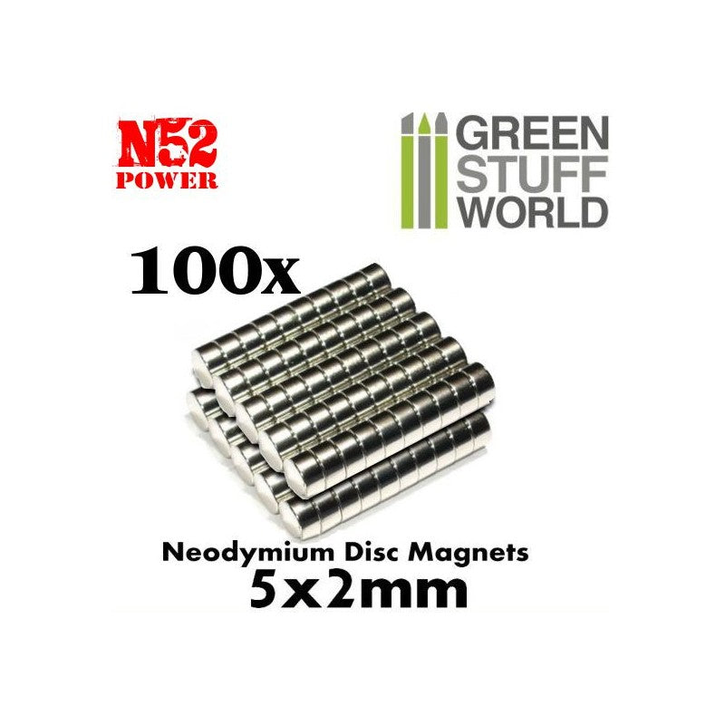 Green Stuff World: Neodymium Magnets 3x1mm - 100 units (N35)